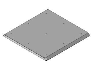 Quick changer (gripper side) 250 no holes