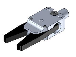 Sprue gripper 10 12 LL no profile on fingers