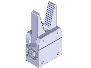 Self centering sprue gripper AA, double effect