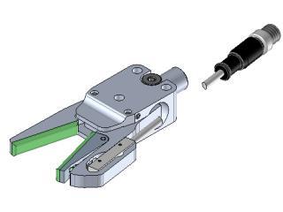 Sprue gripper GZA 10 12 with sensor and Rubber