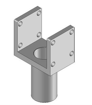 Bilsing clamp for UDHE