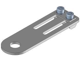 Staffa corta metallo 12 X