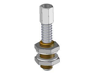 Nierotacyjny adapter ssawki z gwintem  M16X1.5 17