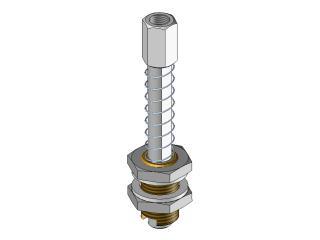 Nierotacyjny adapter ssawki z gwintem  M16x1.5 38