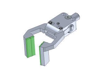 Sprue gripper GZA 10 12 with large jaws and rubber