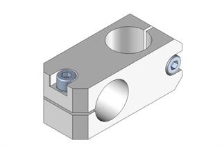 Kreuzklemmstück Rohr 30 30