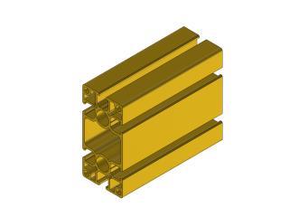 Profile 80x40 1000 mm GOLD