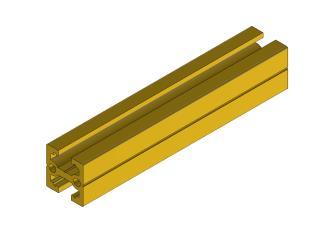 Profile 18x18 2000 mm GOLD