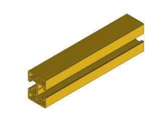 Profil 25X18 1000 mm GOLD