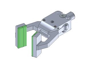 Sprue gripper GZA 10 12 with T jaws and rubber