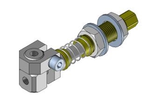 Non Rotative Suspension With Swivel Head M10X1 10 05 05