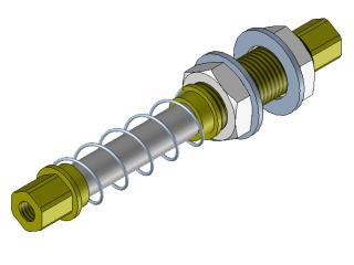 Threaded body rotative suspensions 10 M5 M5 30