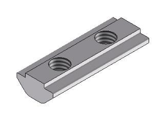 Channel nut for Profile M5 12 Fipa