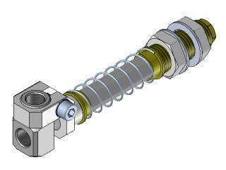 Non Rotative Suspension With Swivel Head M14X1,5 18 18 40