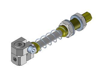 Non Rotative Suspension With Swivel Head M10X1 10 05 30