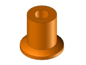 Ventosa Piana in silicone  Ø12