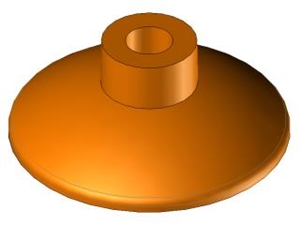 Ventosa Piana in silicone Ø50