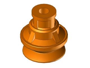 Ventosa 1,5 soffietti in silicone Ø15