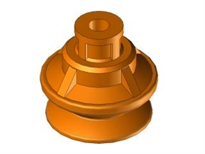 Ventosa 1,5 soffietti in silicone Ø20