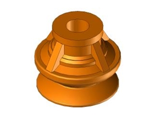 Ventosa 1,5 soffietti in silicone Ø30