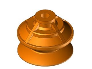 Ventosa 1,5 soffietti in silicone Ø50