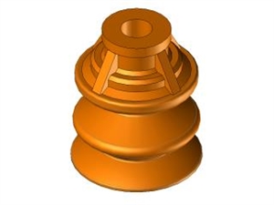 Ventosa 2,5 soffietti in silicone Ø35
