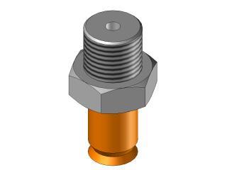 Ventosa Piana in silicone  Ø8