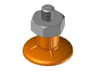Ventosa Piana in silicone Ø20