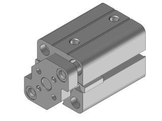 Compact cylinder / Guide Rod Type 16 10