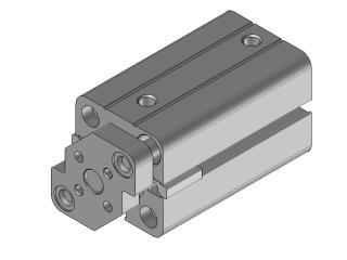 Compact cylinder / Guide Rod Type 16 20