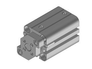 Compact cylinder / Guide Rod Type 20 20