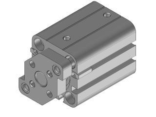Compact cylinder / Guide Rod Type 25 20