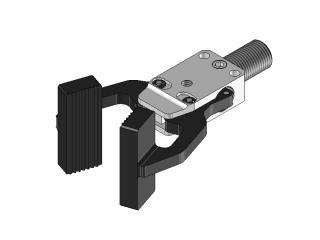 Sprue gripper GZA 10 08 with T large jaws and thread body