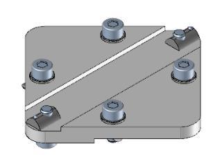 Verbindung Kreuzplatte 60X20