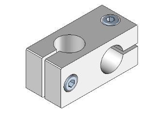 Cross joint Connector tube 16x16