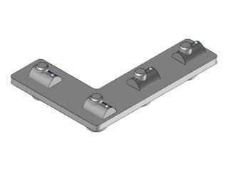 Connector L-Style profile 20x20