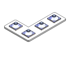 Connector L-Style profile 30x30