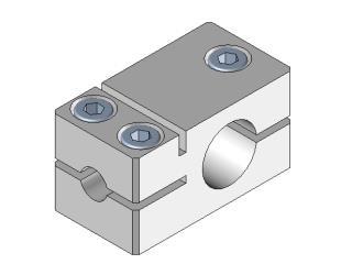 Connector Cross Toggle loop tubes 16