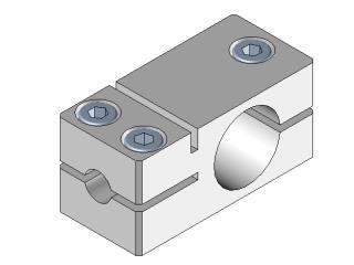 Connector Cross Toggle loop tubes 20