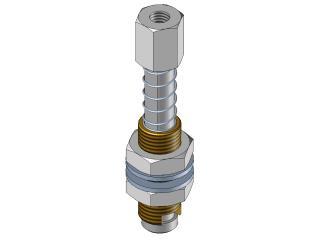 Nierotacyjny adapter ssawki z gwintem  M10 10 sila 6N