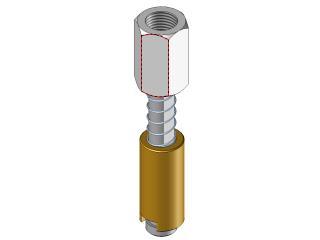 Nierotacyjny adapter ssawki gladki  12 10 G 18