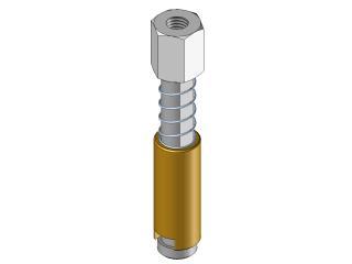 Nierotacyjny adapter ssawki gladki  10 10 F 6N