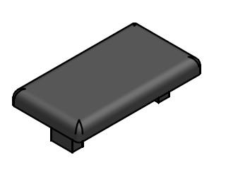 Plug for profiles 18X10 (KIT 10 PCS)