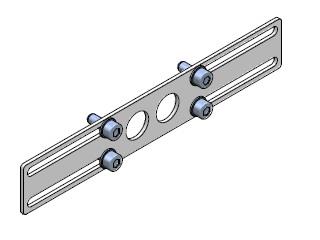 Endplatte X 25x25 170