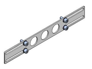 End plate for profile X 25x25 220