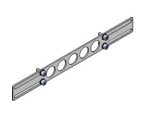 End plate for profile X 25x25 270