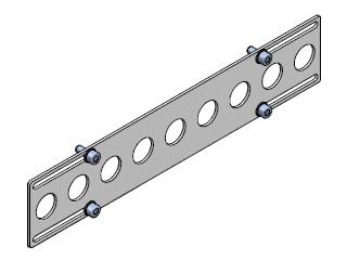 End plate for profile X 50x25 270