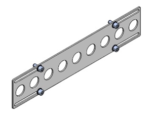 Piastra testa profilo X 50x25 270