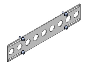 End plate for profile X 50x25 270