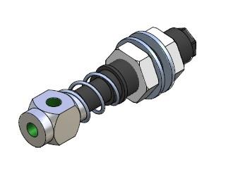 Soporte Roscado de Muelle para Ventosas M10 10